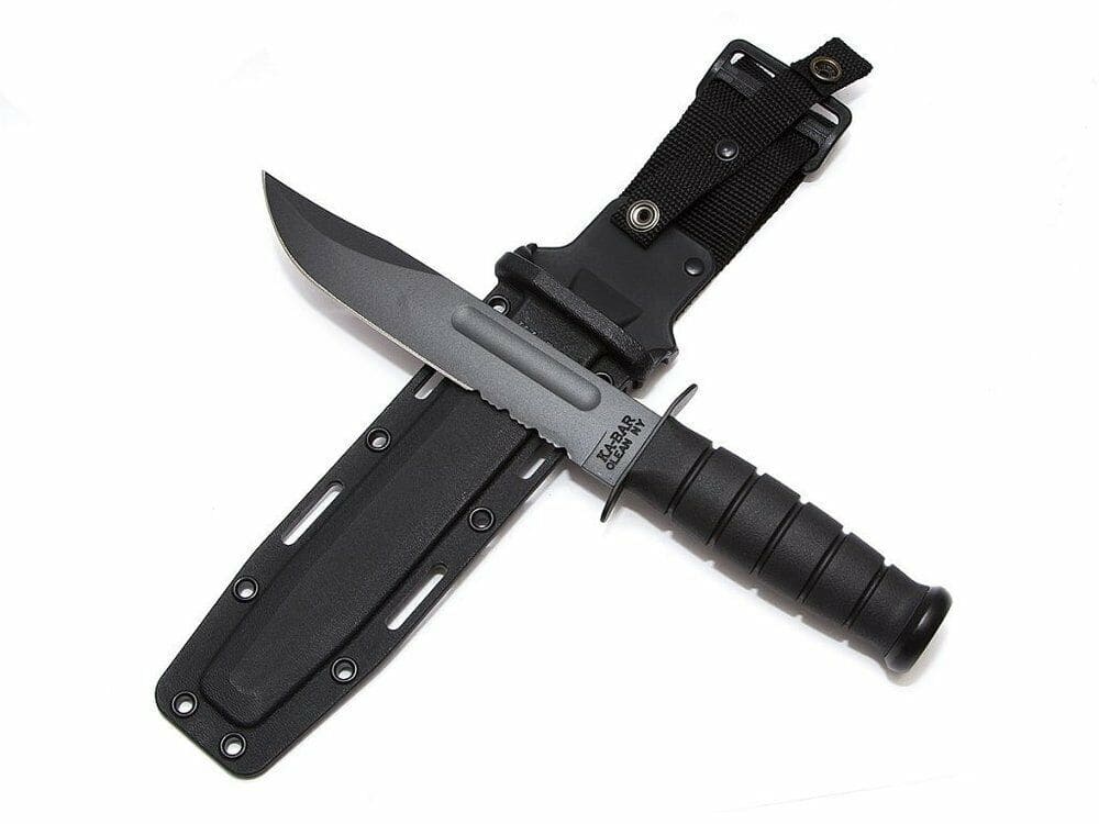 KA-BAR: Full Size Black KA-BAR®, Straight Edge