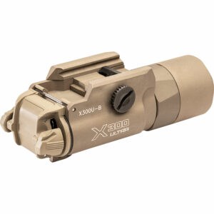 Surefire X300U-B Ultra-High-Output LED Handgun WeaponLight - Available in the GunfightersINC Pro Shop at https://gunfightersinc.com/proshop/.