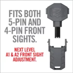 Real Avid AR-15  2-in-1 Front Sight Tool - Image 2