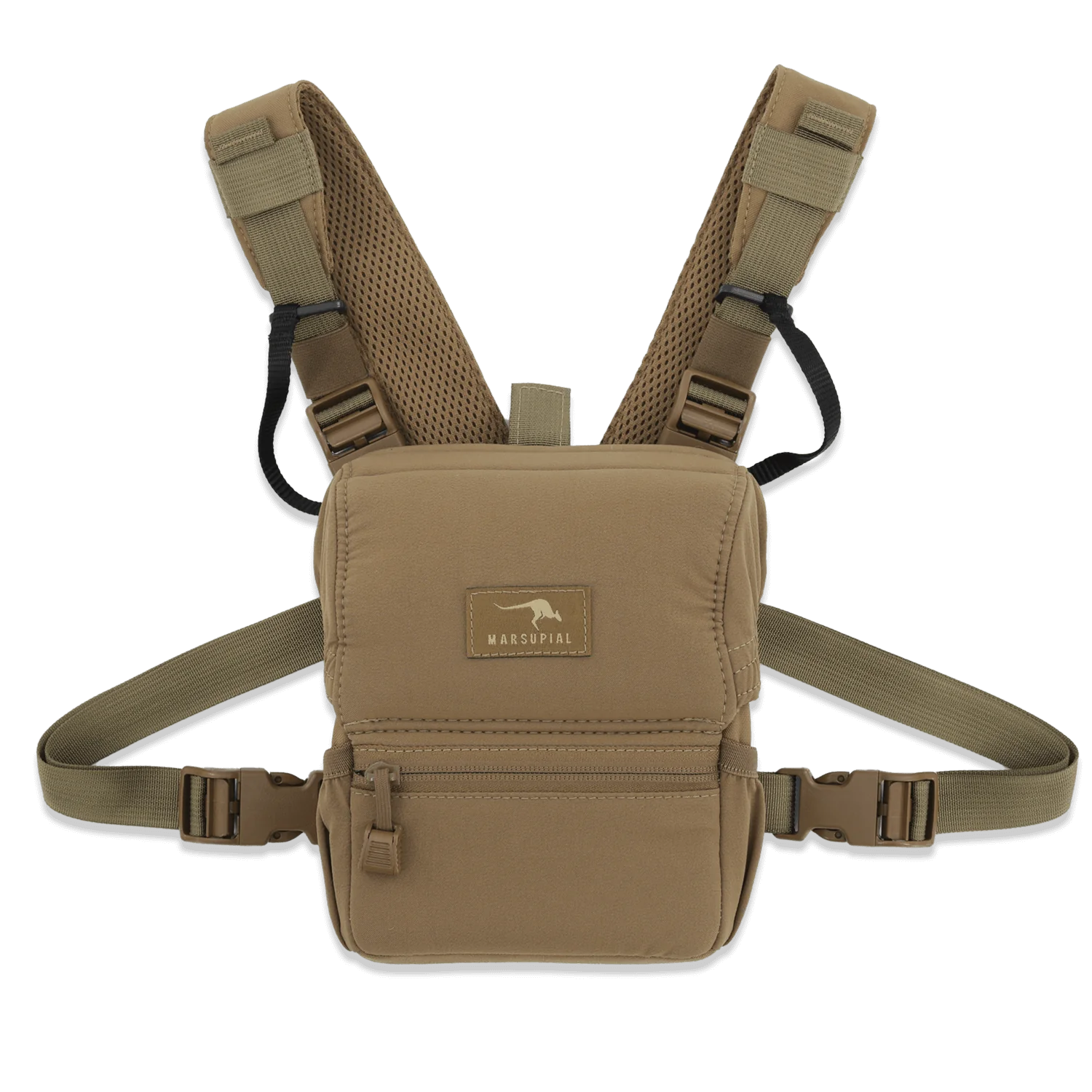 marsupial gear no-mag enclosed bino harness