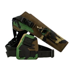 cole-tac varmint wrangler with weapon mounted light in m81 woodland