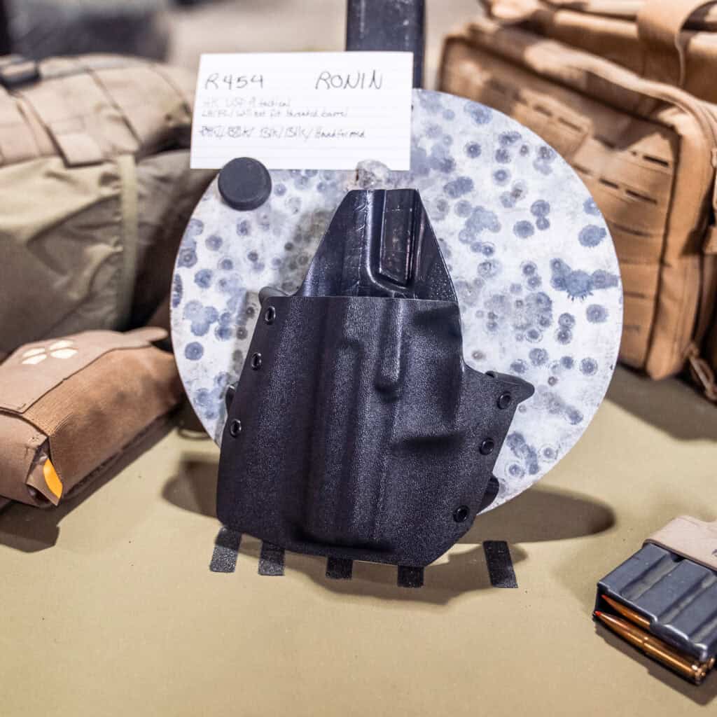 HK USP 9 Tactical| Black/Black | Lefthand | Closed End | 45° Cant| Ronin | R454