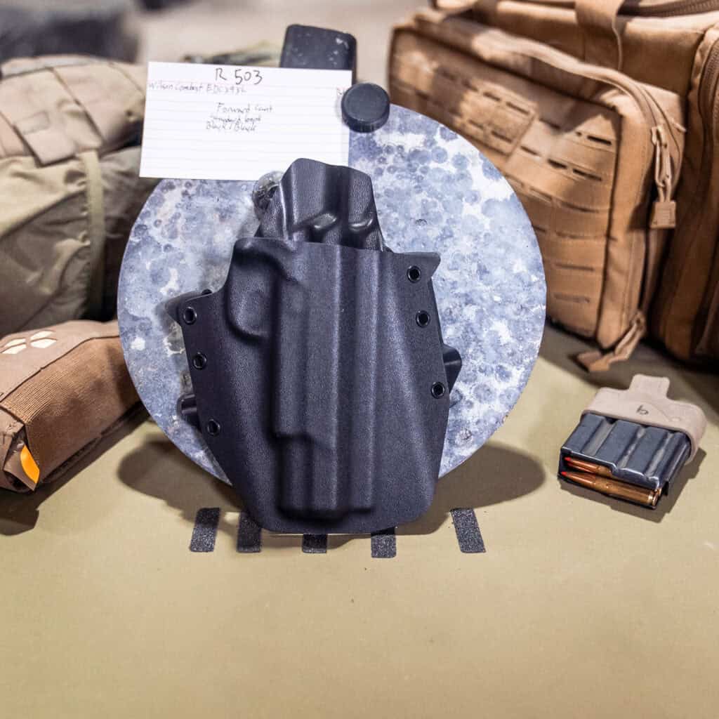 Wilson Combat EDC X9L| Black/Black | Righthand | Closed End | 45° Cant| Ronin | R503