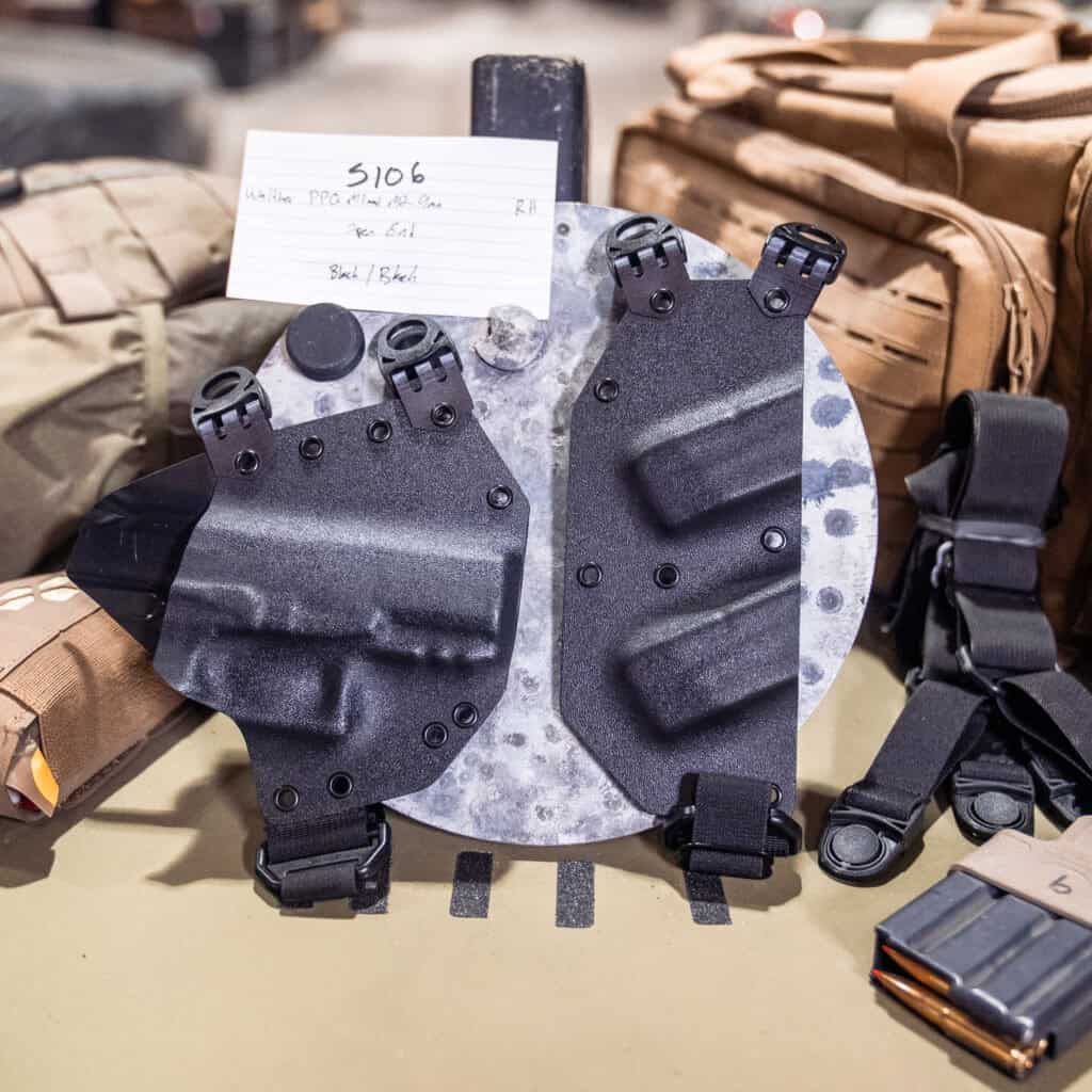 Walther PPQ M1&2 9mm| Black/Black | Righthand | Opened End | Double Mag | Spectre | S106