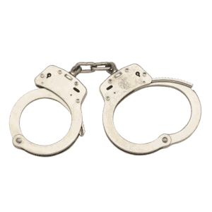 S&W M100 Nickel Handcuffs