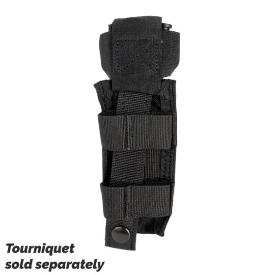 North American Rescue Combat Application Tourniquet Holder Black Back