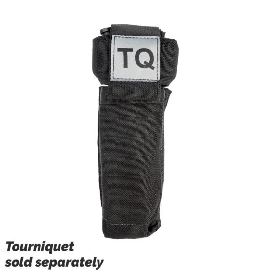 North American Rescue Combat Application Tourniquet Holder Black Front